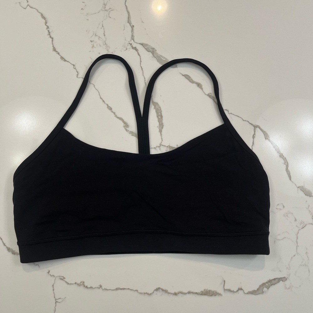 Lululemon Flow Y Bra, Size 12, Black
